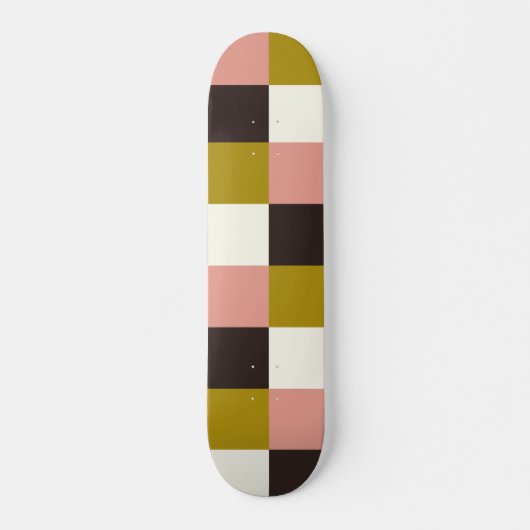 Gold Pink Chocolade Ivory Pset Persoonlijk Skateboard (Voorkant)