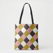 Gold Pink Chocolade Ivory Pset Tote Bag (Voorkant)