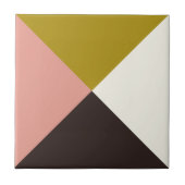 Gold Pink Chocolade Ivory Tegeltje (Voorkant)