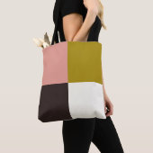 Gold Pink Chocolade Ivory Tote Bag (Dichtbij)