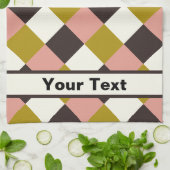 Gold Pink Chocolate Ivory Pset - op maat Theedoek (Gevouwen)