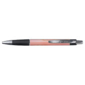 Gold Pink Floral Waterverf Naam Pen (Achterkant)