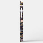 Gold Pink Geometric Doodles Blue Mandala Case-Mate iPhone Case (Achterkant / Links)