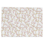 Gold Pink Glam Pearls Vrijgezellenfeest Groot Cadeauzakje (Achterkant)