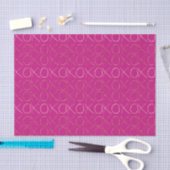 Gold Pink Glam XOXO Tissuepapier (Craft)