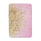 Gold Pink Glitter #1 Badmat (Voorkant Verticaal)