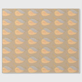 Gold Pink Glitter Narwhal Unicorn van het Zee Cadeaupapier (Vlak)