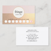 Gold PINK Hair Salon 8 Punch Loyalty (Voorkant / Achterkant)