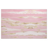 Gold Pink Marble Abstract Painting Stof (Fat Quarter)