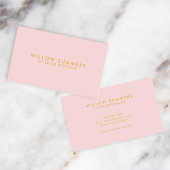 Gold Pink - Minimale Professional Visitekaartje