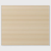 Gold Pinstripe patroonpapier Cadeaupapier (Vlak)