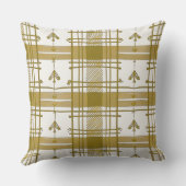 Gold Plaid kussen (Achterkant)
