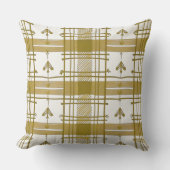 Gold Plaid kussen (Voorkant)