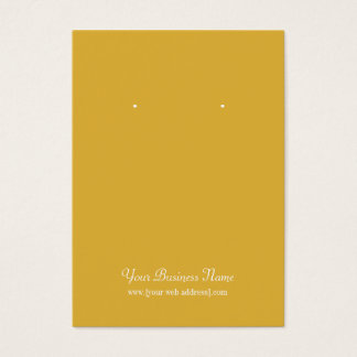 Gold Plain Simple Custom Oorsprongskaart Visitekaartjes