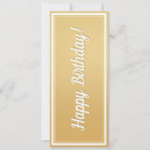 Gold Plane Ticket - Surprise Boarding Pass Uitnodi (Achterkant)