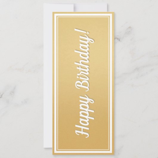 Gold Plane Ticket - Surprise Boarding Pass Uitnodi (Achterkant)