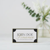 Gold-planner/rand Visitekaartje (Staand voorkant)