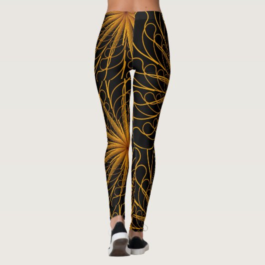 Gold Platnum-Leggings Leggings (Achterkant)