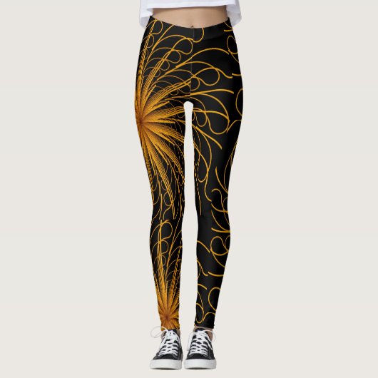 Gold Platnum-Leggings Leggings (Voorkant)
