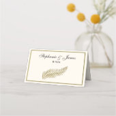 Gold Plum Ivory BG Escort Place-kaarten Plaatskaartje (Voorkant)
