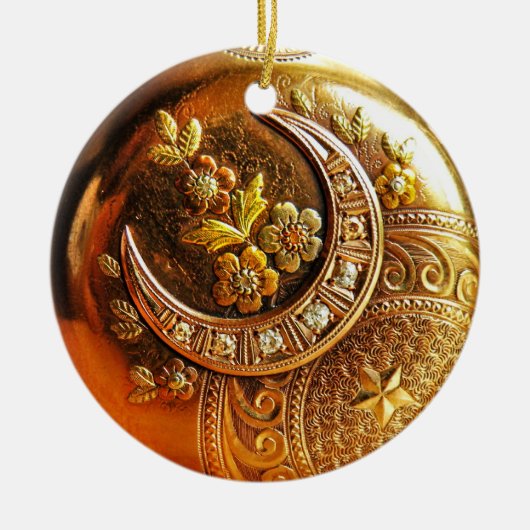 Gold Pocket Watch Ornament (Voorkant)