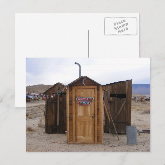 Gold Point Outhouse Briefkaart (Voorkant / Achterkant)