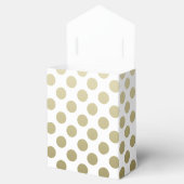 Gold Polka Dot Bedankdoosjes (Geopend)
