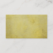 Gold Polka Dot Cake Baker Bakery Visitekaartjes (Achterkant)