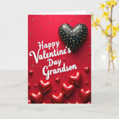 Gold Polka Dot Heart Card Kaart (Gele Bloem)
