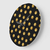 Gold Polka Dot: sprankelend naadloos. Grote Klok (Hoek)
