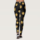 Gold Polka Dot: sprankelend naadloos. Leggings (Achterkant)