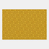 Gold Polka Dots Abstract Modern Elegant Kerstmis Inpakpapier Vel (Voorkant 2)