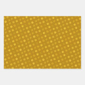 Gold Polka Dots Abstract Modern Elegant Kerstmis Inpakpapier Vel (Voorkant)