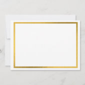 Gold Polka Dots Merci Custom Bedankt kaarten (Achterkant)