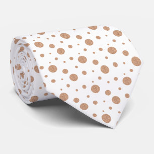 Gold polka dots napkins stropdas