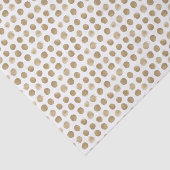 Gold Polka Dots Tissuepapier (Detail)