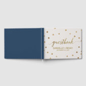 Gold Polka Dots Wedding Gastenboek (Volledig)