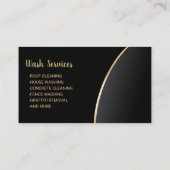 Gold Power Washer Pressure Washuis reinigen Visitekaartje (Achterkant)