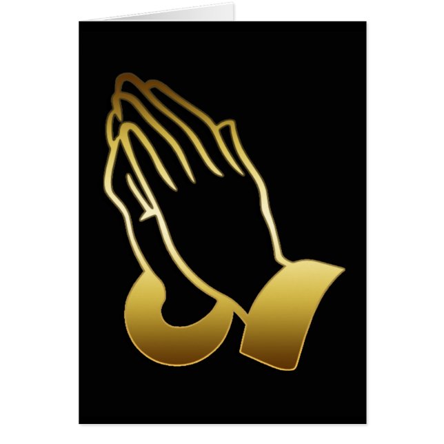 GOLD PRAYING HANDS (Voorkant)