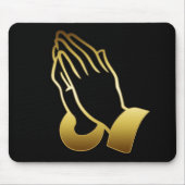 GOLD PRAYING HANDS MUISMAT (Voorkant)