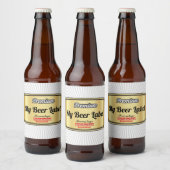 Gold Premium-bierlabel Bier Etiket (Flessen)