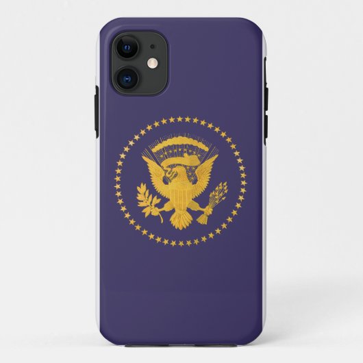 Gold Presidentiële zegel op blauwe grond Case-Mate iPhone Case (Achterkant)