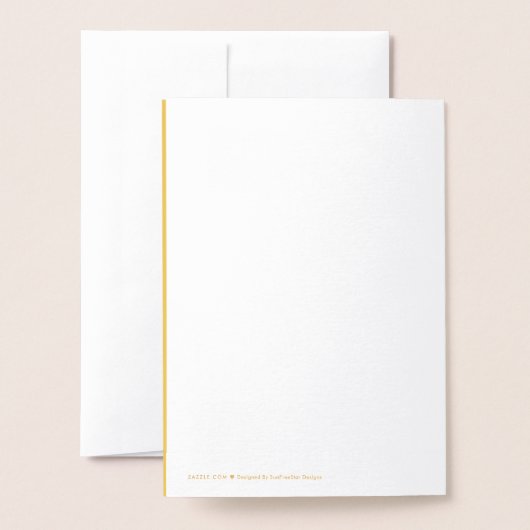 Gold Prettige feestdagen Business Logo Folie Kaarten (Met envelop)