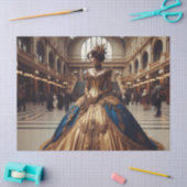 Gold Princess Steampunk Victoriaans decoupage Tissuepapier (Craft)