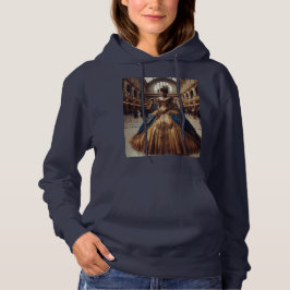 Gold Princess Steampunk Victoriaans Industrial Hoodie