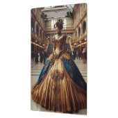 Gold Princess Steampunk Victoriaans Industrial Klembord (Links)