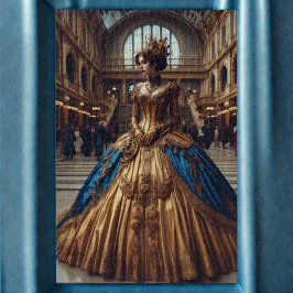 Gold Princess Steampunk Victoriaans Industrial Legpuzzel