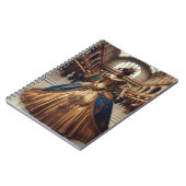 Gold Princess Steampunk Victoriaans Industrial Notitieboek (Linkerzijde)