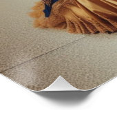 Gold Princess Steampunk Victoriaans Industrial Perfect Poster (Hoek)