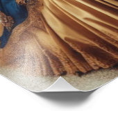 Gold Princess Steampunk Victorian Industrial Foto Afdruk (Hoek)